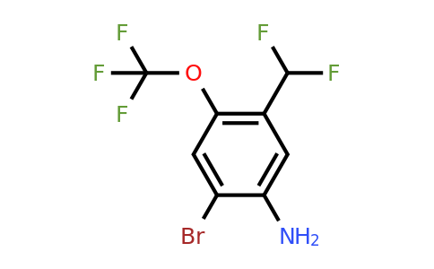 1807197-11-0 | 2-Bromo-5-difluoromethyl-4-(trifluoromethoxy)aniline