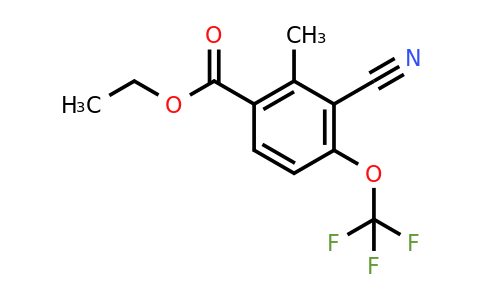 1807197-24-5 | Ethyl 3-cyano-2-methyl-4-(trifluoromethoxy)benzoate