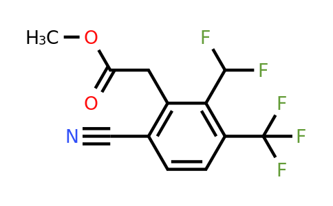1807197-59-6 | Methyl 6-cyano-2-difluoromethyl-3-(trifluoromethyl)phenylacetate