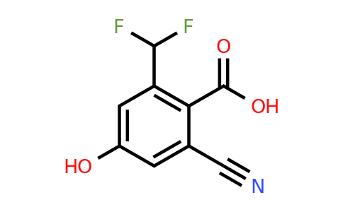1807198-16-8 | 2-Cyano-6-difluoromethyl-4-hydroxybenzoic acid