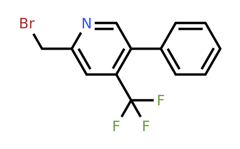 2-Bromomethyl-5-phenyl-4-(trifluoromethyl)pyridine