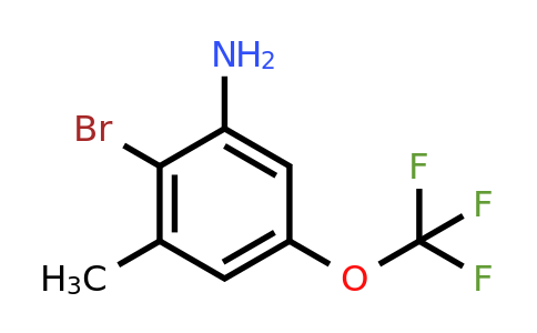 1807198-89-5 | 2-Bromo-3-methyl-5-(trifluoromethoxy)aniline