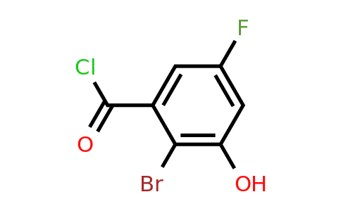 1807198-90-8 | 2-Bromo-5-fluoro-3-hydroxybenzoyl chloride