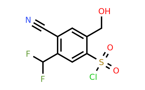 1807199-05-8 | 4-Cyano-5-difluoromethyl-2-(hydroxymethyl)benzenesulfonylchloride