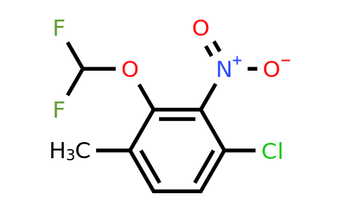 1807199-23-0 | 4-Chloro-2-difluoromethoxy-3-nitrotoluene