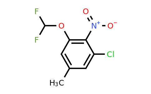 1807199-32-1 | 5-Chloro-3-difluoromethoxy-4-nitrotoluene