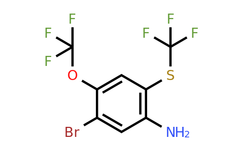 1807200-28-7 | 5-Bromo-4-trifluoromethoxy-2-(trifluoromethylthio)aniline