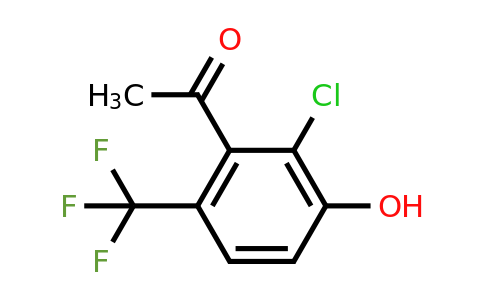 1807200-58-3 | 2'-Chloro-3'-hydroxy-6'-(trifluoromethyl)acetophenone