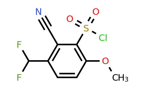 1807201-29-1 | 2-Cyano-3-difluoromethyl-6-methoxybenzenesulfonylchloride