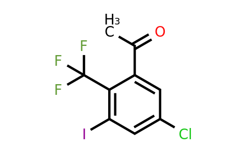 1807201-76-8 | 5'-Chloro-3'-iodo-2'-(trifluoromethyl)acetophenone