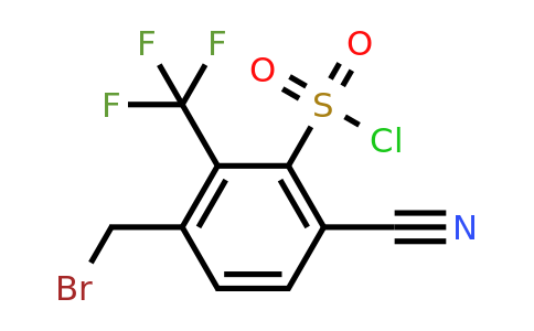 1807201-92-8 | 3-Bromomethyl-6-cyano-2-(trifluoromethyl)benzenesulfonyl chloride