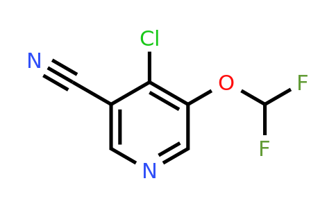 1807201-98-4 | 4-Chloro-5-(difluoromethoxy)nicotinonitrile