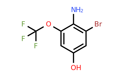 1807202-01-2 | 2-Bromo-4-hydroxy-6-(trifluoromethoxy)aniline