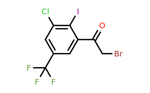 1807202-07-8 | 3'-Chloro-2'-iodo-5'-(trifluoromethyl)phenacyl bromide