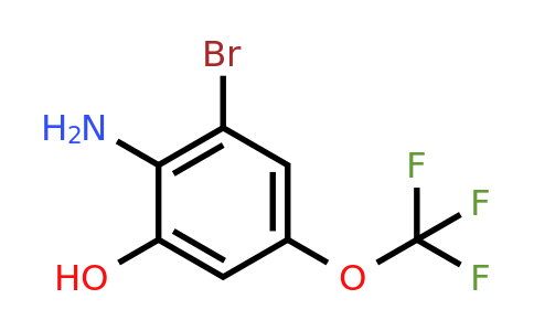 1807202-17-0 | 2-Bromo-6-hydroxy-4-(trifluoromethoxy)aniline