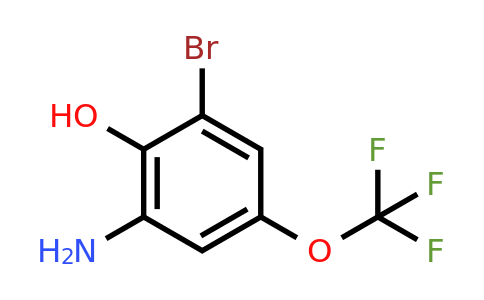 1807202-21-6 | 3-Bromo-2-hydroxy-5-(trifluoromethoxy)aniline
