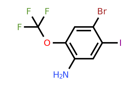 1807202-72-7 | 4-Bromo-5-iodo-2-(trifluoromethoxy)aniline