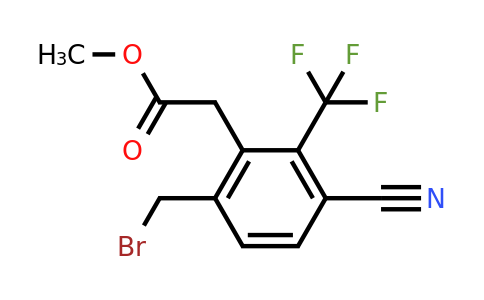 1807202-86-3 | Methyl 6-bromomethyl-3-cyano-2-(trifluoromethyl)phenylacetate