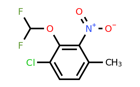 1807203-52-6 | 4-Chloro-3-difluoromethoxy-2-nitrotoluene