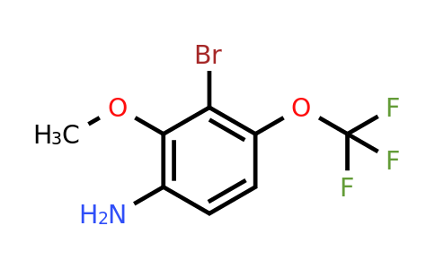 1807203-81-1 | 3-Bromo-2-methoxy-4-(trifluoromethoxy)aniline