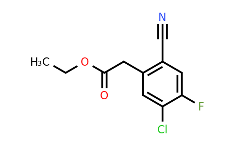 1807203-93-5 | Ethyl 5-chloro-2-cyano-4-fluorophenylacetate