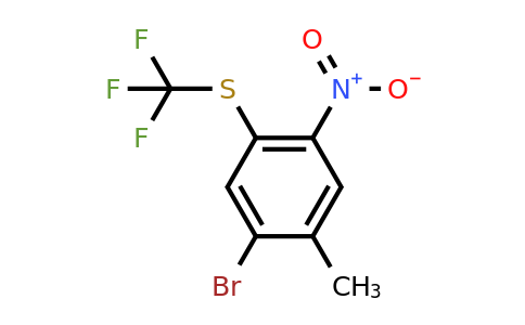 1807204-40-5 | 2-Bromo-5-nitro-4-(trifluoromethylthio)toluene
