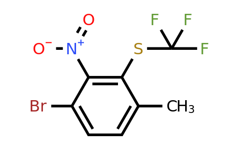 1807204-48-3 | 4-Bromo-3-nitro-2-(trifluoromethylthio)toluene
