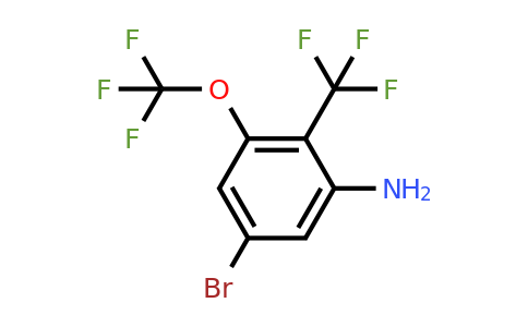 1807204-86-9 | 5-Bromo-3-trifluoromethoxy-2-(trifluoromethyl)aniline