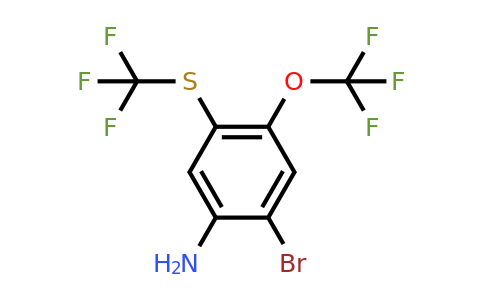 1807204-91-6 | 2-Bromo-4-trifluoromethoxy-5-(trifluoromethylthio)aniline