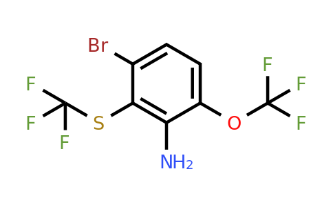 1807204-95-0 | 3-Bromo-6-trifluoromethoxy-2-(trifluoromethylthio)aniline