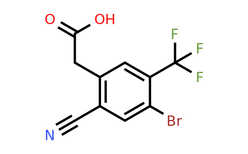1807206-09-2 | 4-Bromo-2-cyano-5-(trifluoromethyl)phenylacetic acid