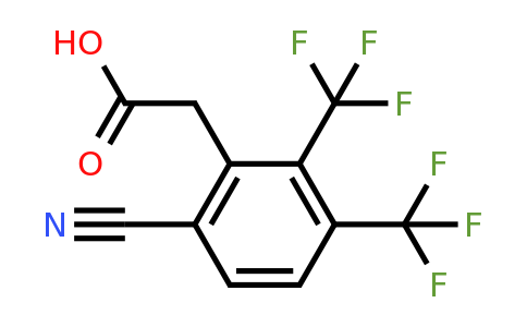 1807206-51-4 | 2,3-Bis(trifluoromethyl)-6-cyanophenylacetic acid