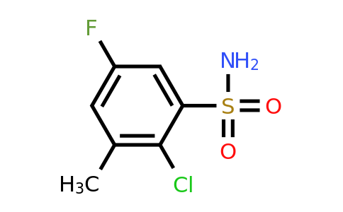1807207-64-2 | 2-Chloro-5-fluoro-3-methylbenzenesulfonamide
