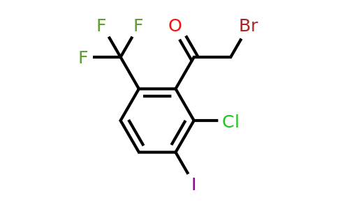 1807207-74-4 | 2'-Chloro-3'-iodo-6'-(trifluoromethyl)phenacyl bromide