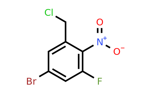 1807207-75-5 | 5-Bromo-3-fluoro-2-nitrobenzyl chloride