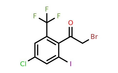 1807207-88-0 | 4'-Chloro-2'-iodo-6'-(trifluoromethyl)phenacyl bromide