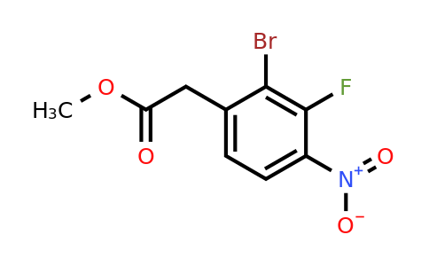 1807207-93-7 | Methyl 2-bromo-3-fluoro-4-nitrophenylacetate