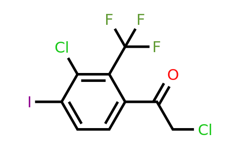 1807208-16-7 | 3'-Chloro-4'-iodo-2'-(trifluoromethyl)phenacyl chloride