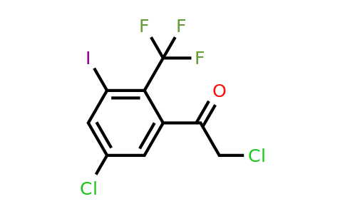 1807208-24-7 | 5'-Chloro-3'-iodo-2'-(trifluoromethyl)phenacyl chloride