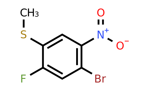 1807208-58-7 | 4-Bromo-2-fluoro-5-nitrothioanisole
