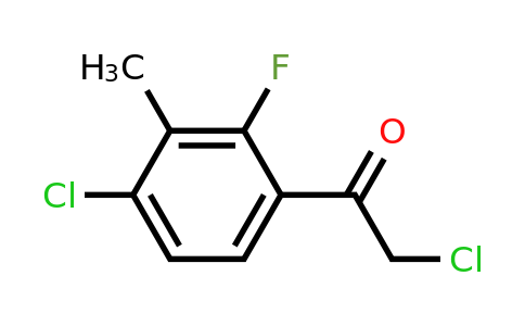 1807208-86-1 | 4'-Chloro-2'-fluoro-3'-methylphenacyl chloride