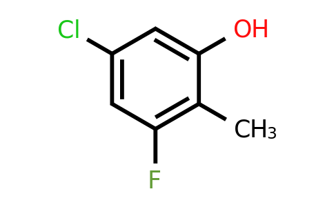 1807208-97-4 | 5-Chloro-3-fluoro-2-methylphenol