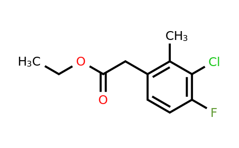 1807209-12-6 | Ethyl 3-chloro-4-fluoro-2-methylphenylacetate