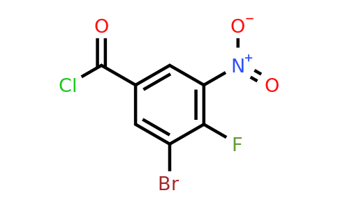 1807209-19-3 | 3-Bromo-4-fluoro-5-nitrobenzoyl chloride