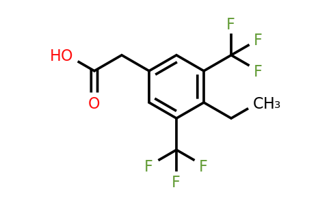 1807209-20-6 | 3,5-Bis(trifluoromethyl)-4-ethylphenylacetic acid