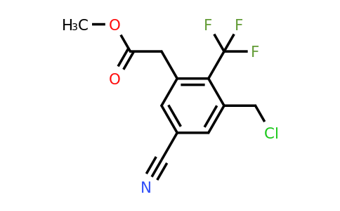 1807209-23-9 | Methyl 3-chloromethyl-5-cyano-2-(trifluoromethyl)phenylacetate
