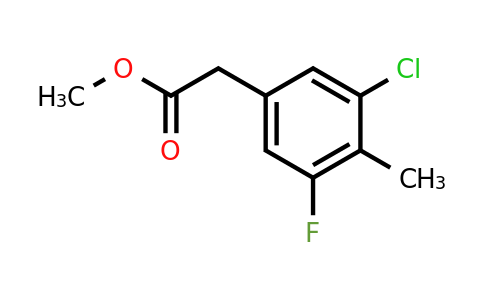 1807209-34-2 | Methyl 3-chloro-5-fluoro-4-methylphenylacetate