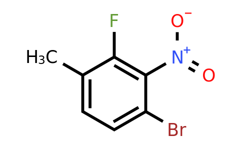 1807209-53-5 | 1-Bromo-3-fluoro-4-methyl-2-nitrobenzene