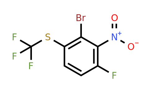 1807209-77-3 | 1-Bromo-3-fluoro-2-nitro-6-(trifluoromethylthio)benzene