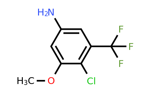 1807209-90-0 | 4-Chloro-3-methoxy-5-(trifluoromethyl)aniline